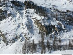 Photo Textures of Background Snowy Mountains