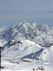 Photo Textures of Background Snowy Mountains