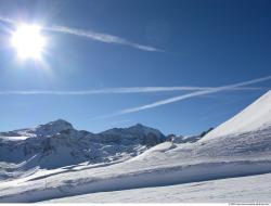 Photo Textures of Background Snowy Mountains