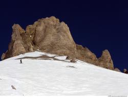 Photo Textures of Background Snowy Mountains