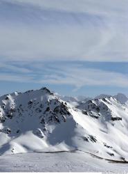 Photo Textures of Background Snowy Mountains