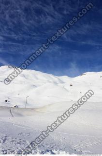 Photo Texture of Background Snowy Mountains