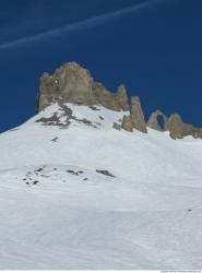 Photo Textures of Background Snowy Mountains