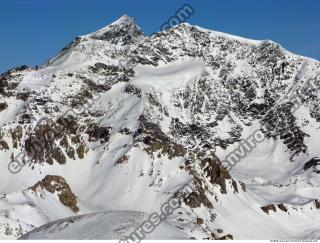 Photo Texture of Background Snowy Mountains