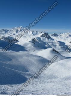 Photo Texture of Background Snowy Mountains