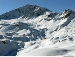 Photo Textures of Background Snowy Mountains