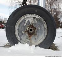 Photo Texture of Aeroplane Wheel