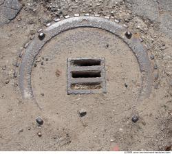 Ground Sewer Grate