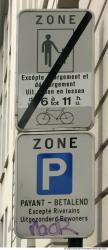 Parking Traffic Signs