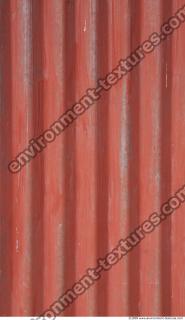 Photo Texture of Metal Corrugated Plates Painted