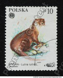 Photo Texture of Postage Stamp