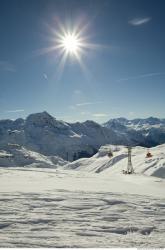 Photo Textures of Background Snowy Mountains