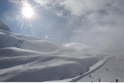 Photo Textures of Background Snowy Mountains