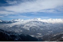 Photo Textures of Background Snowy Mountains