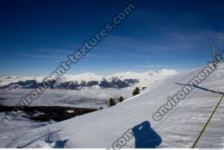 Photo Texture of Background Snowy Mountains