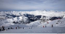 Photo Textures of Background Snowy Mountains