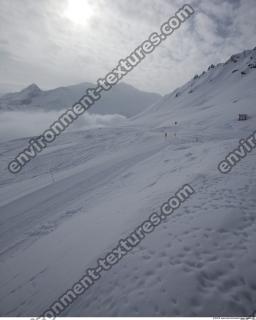 Photo Texture of Background Snowy Mountains