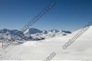 Photo Texture of Background Snowy Mountains