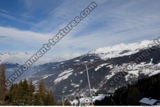 Photo Texture of Background Snowy Mountains