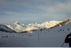 Photo Textures of Background Snowy Mountains