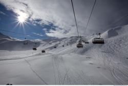 Photo Textures of Background Snowy Mountains