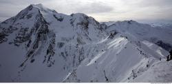 Photo Textures of Background Snowy Mountains