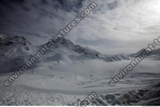 Photo Texture of Background Snowy Mountains