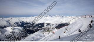 Photo Texture of Background Snowy Mountains