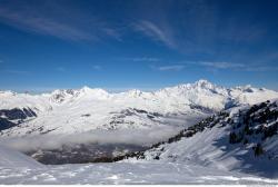 Photo Textures of Background Snowy Mountains