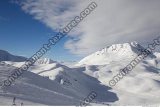 Photo Texture of Background Snowy Mountains