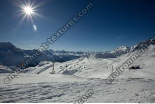 Photo Texture of Background Snowy Mountains