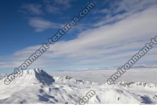 Photo Texture of Background Snowy Mountains