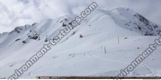 Photo Texture of Background Snowy Mountains