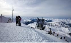 Photo Textures of Background Snowy Mountains