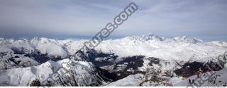 Photo Texture of Background Snowy Mountains