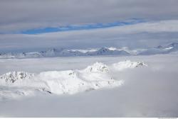 Photo Textures of Background Snowy Mountains