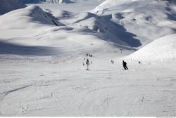 Photo Textures of Background Snowy Mountains