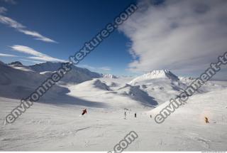 Photo Texture of Background Snowy Mountains