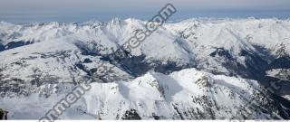 Photo Texture of Background Snowy Mountains