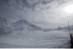 Photo Textures of Background Snowy Mountains