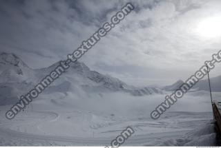 Photo Texture of Background Snowy Mountains