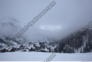 Photo Texture of Background Snowy Mountains