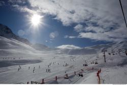 Photo Textures of Background Snowy Mountains