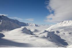 Photo Textures of Background Snowy Mountains