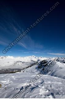 Photo Texture of Background Snowy Mountains