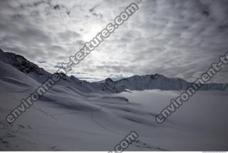 Photo Texture of Background Snowy Mountains