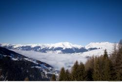 Photo Textures of Background Snowy Mountains