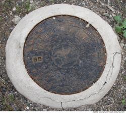 Ground Sewer Grate