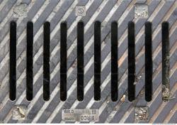 Ground Sewer Grate