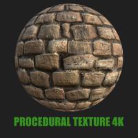 PBR texture wall bricks old